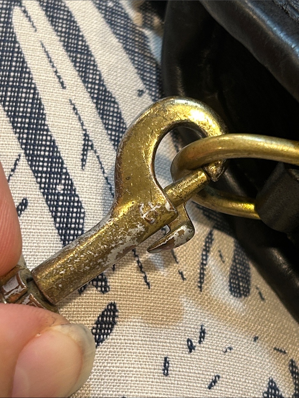 Coach VINTAGE NY Basic Bag Black Leather Clutch - Picture 17 of 17